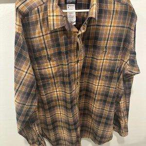 Men's Patagonia Pima Cotton Long Sleeve Shirt Size XL